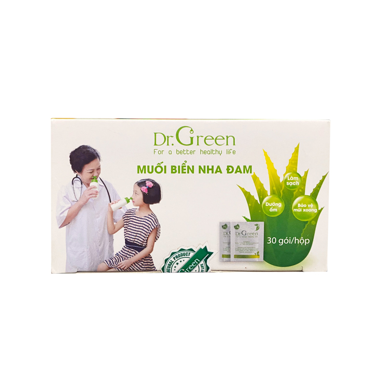 Muối Biển Nha Đam Dr.green - Muối Rửa Mũi Khoang