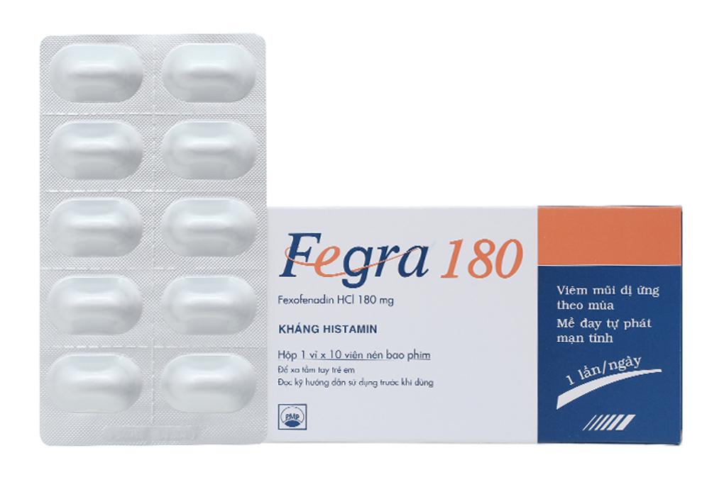 Fegra 60mg - Fexofenadin - Hộp 10v - Pyme