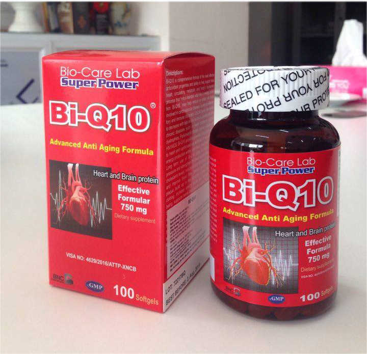 Bi-Q10 Giúp Ngừa Bệnh Tim Mạch, Điều Hòa Huyết Áp.