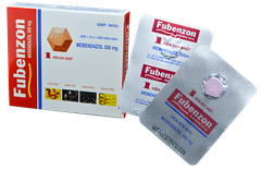 Thuốc điều trị giun sán Fubenzon hộp 1 viên nén nhai