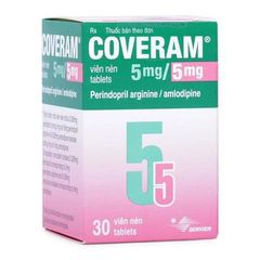 Coveram 5mg/5mg (lọ 30 viên)