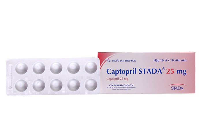 Captopril Stada 25Mg