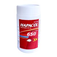Hapacol 650mg - CHAI 100v - DHG