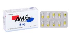 Amlor 5mg trị tăng huyết áp, bệnh mạch vành, đau thắt ngực (3 vỉ x 10 viên)