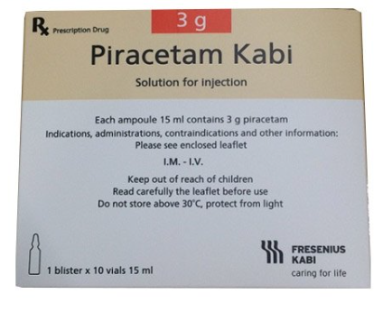 Piracetam kabi 3g/15ml hộp 10 ống x 15ml