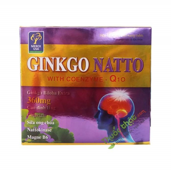 Ginkgo Natto With Coenzym Q10-360Mg Merck Usa