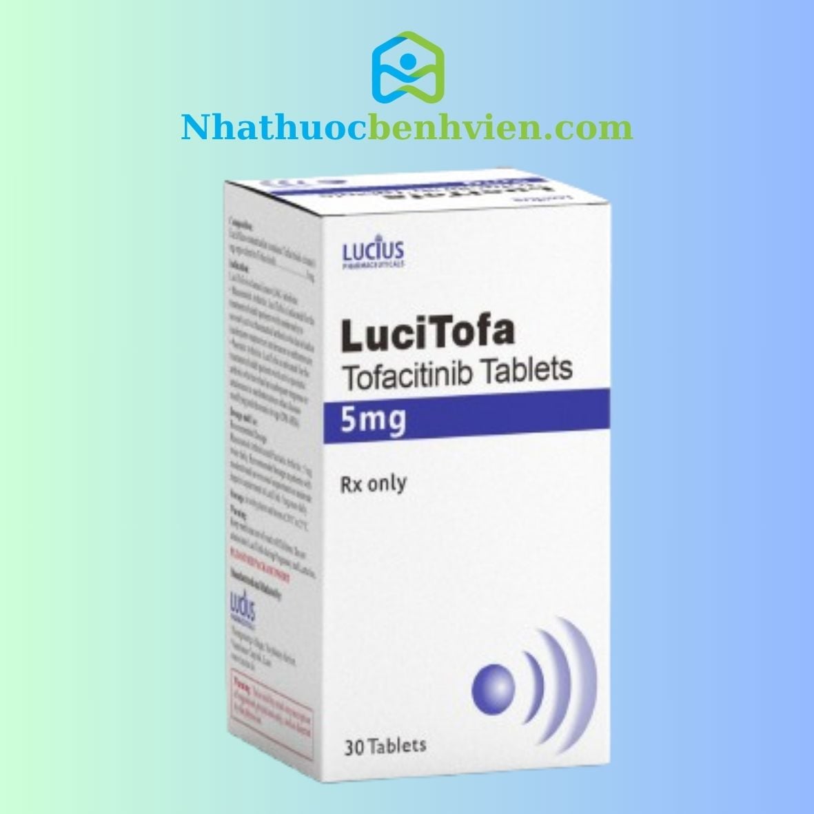 LuciTofa (Tofacitinib 5mg ) hộp 30 viên LUCIUS