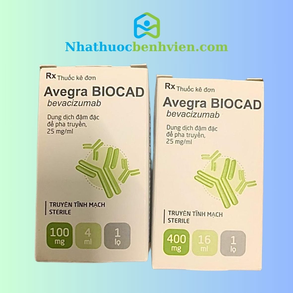Avegra BioCAD ( Bevacizumab 25mg/ml ) - Thuốc miễn dịch điều trị ung thư