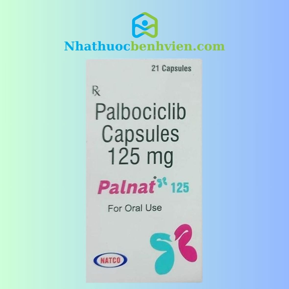 Palnat 125 ( Palbociclib 125mg ) NATCO hộp 21 viên - Điều trị ung thư