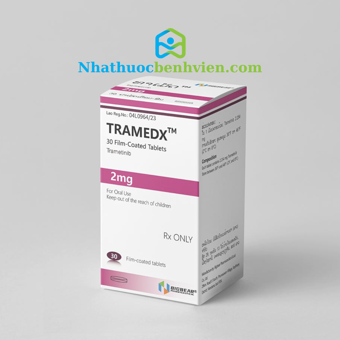 TRAMEDX ( Trametinib 2mg ) hộp 30 viên - Điều trị Ung thư