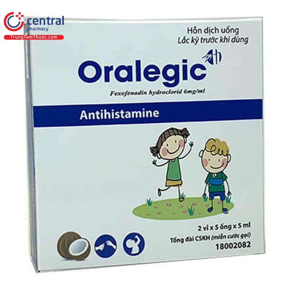 Thuốc Oralegic điều trị viêm mũi dị ứng và mày đay hiệu quả