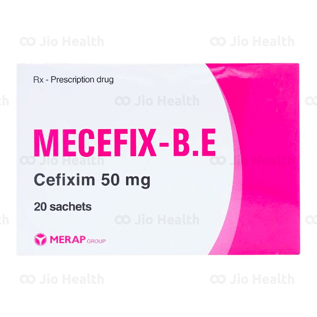 Thuốc Mecefix-B.E 50mg (Hộp 20 gói x 1gr)