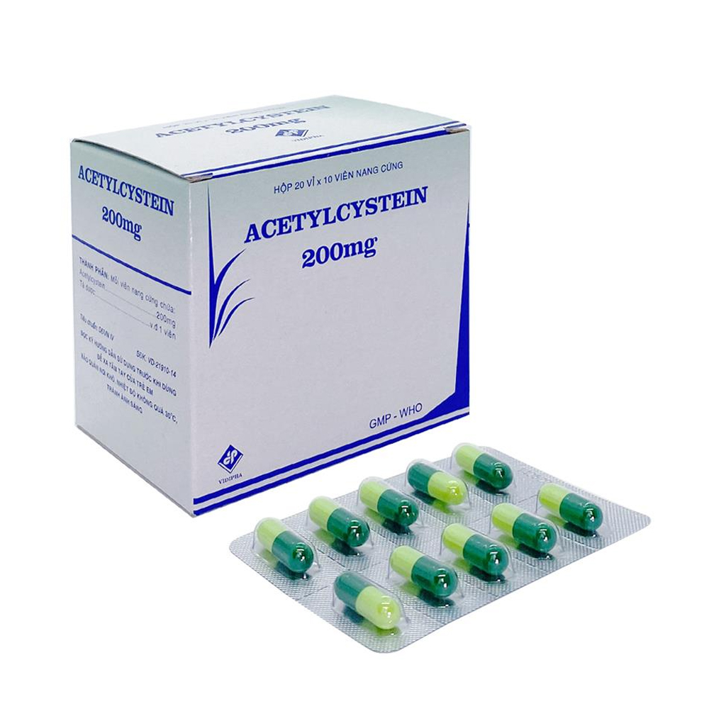 Acetylcystein 200MG VIDIPHA