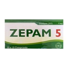 Zepam 5 - Thuốc an thần gây ngủ Diazepam hiệu quả