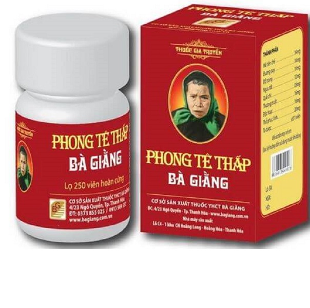 Phong Tê Thấp Bà Giằng 250 Viên