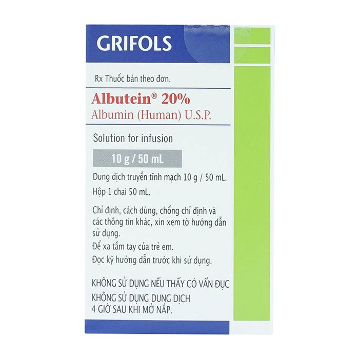 GRIFOLS albutein 20% 50ml