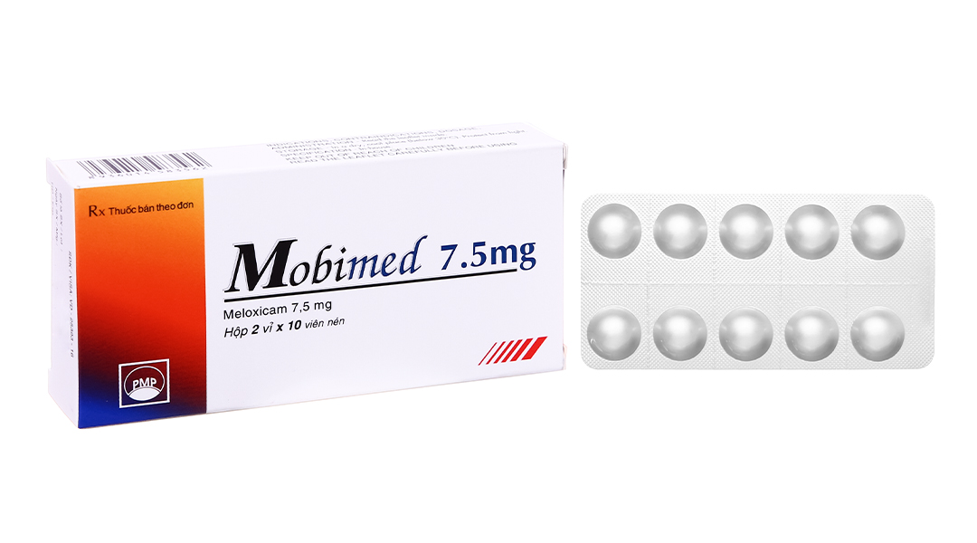 Mobimed 7.5 mg - Meloxicam - Hộp 20v - Pyme