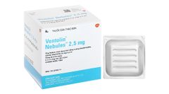 Dung dịch khí dung Ventolin Nebules 2.5mg trị, ngừa co thắt phế quản (30 ống x 2.5ml)