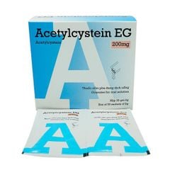 Acetylcystein EG 200mg (hộp 30 gói)