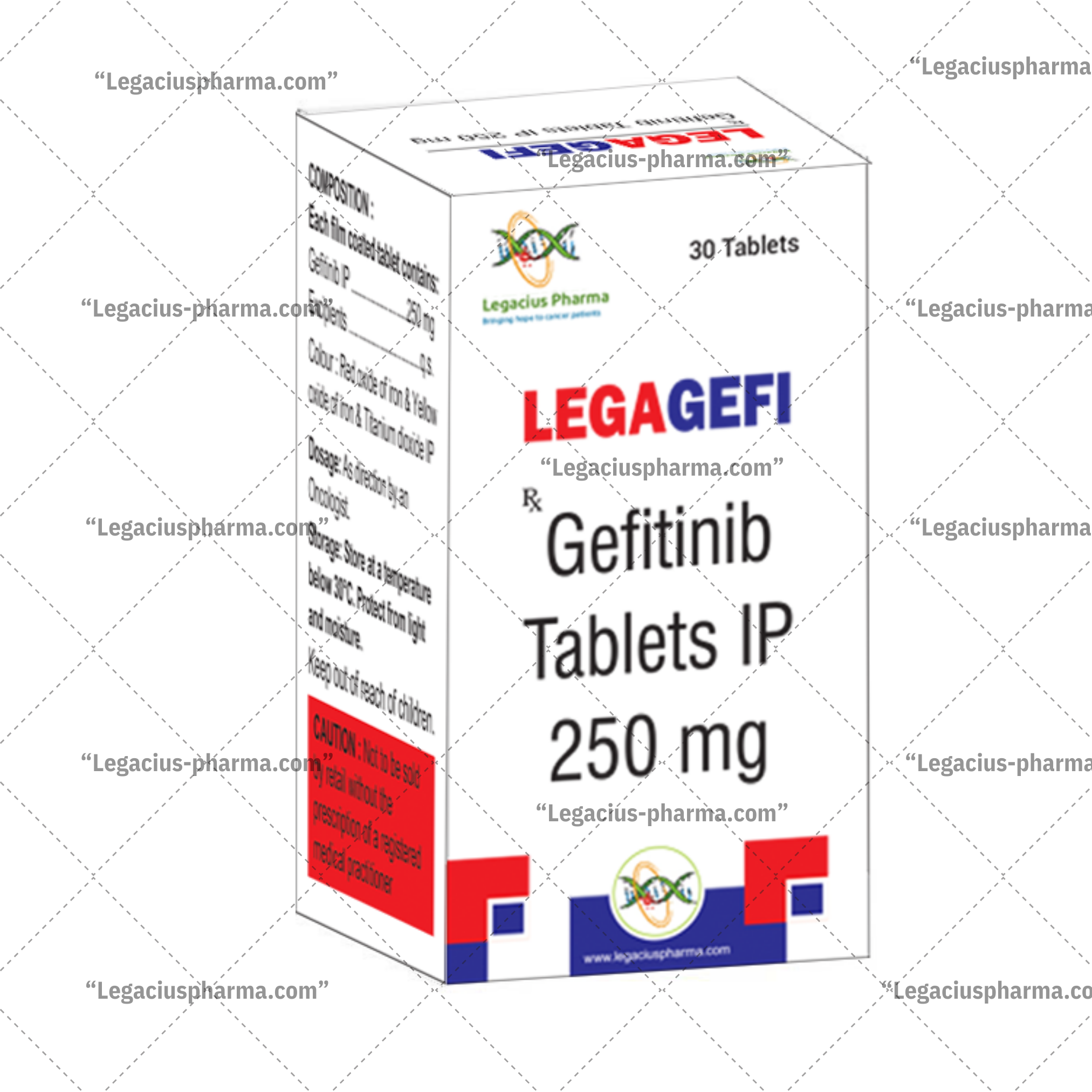 LegaGefi Gefitinib 250 mg 30 Tablets