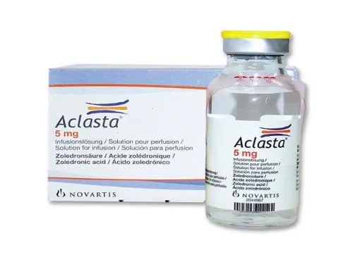 Thuốc Aclasta 5mg Novartis điều trị loãng xương và giảm nguy cơ gãy xương