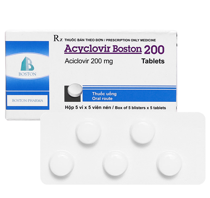 Acyclovir Boston 200 giúp ức chế virus Herpes hiệu quả