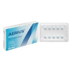 Aerius MSD 5mg - Thuốc Điều Trị Viêm Mũi Dị Ứng Mày Đay Không Gây Buồn Ngủ
