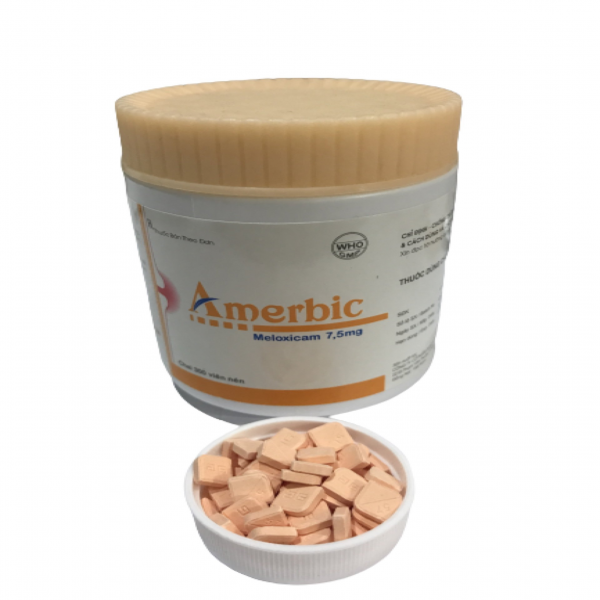 Amerbic 7.5mg Điều trị thoái hóa khớp - Chai 300 viên nén - DonaiPharm