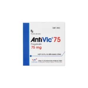 A.T Antivic Pregabalin 75mg (H/100v) - Thuốc đau thần kinh, động kinh chất lượng cao của A.T Pharma
