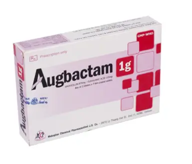 Augbactam 1g hộp 2 vỉ x 7 viên Mekophar