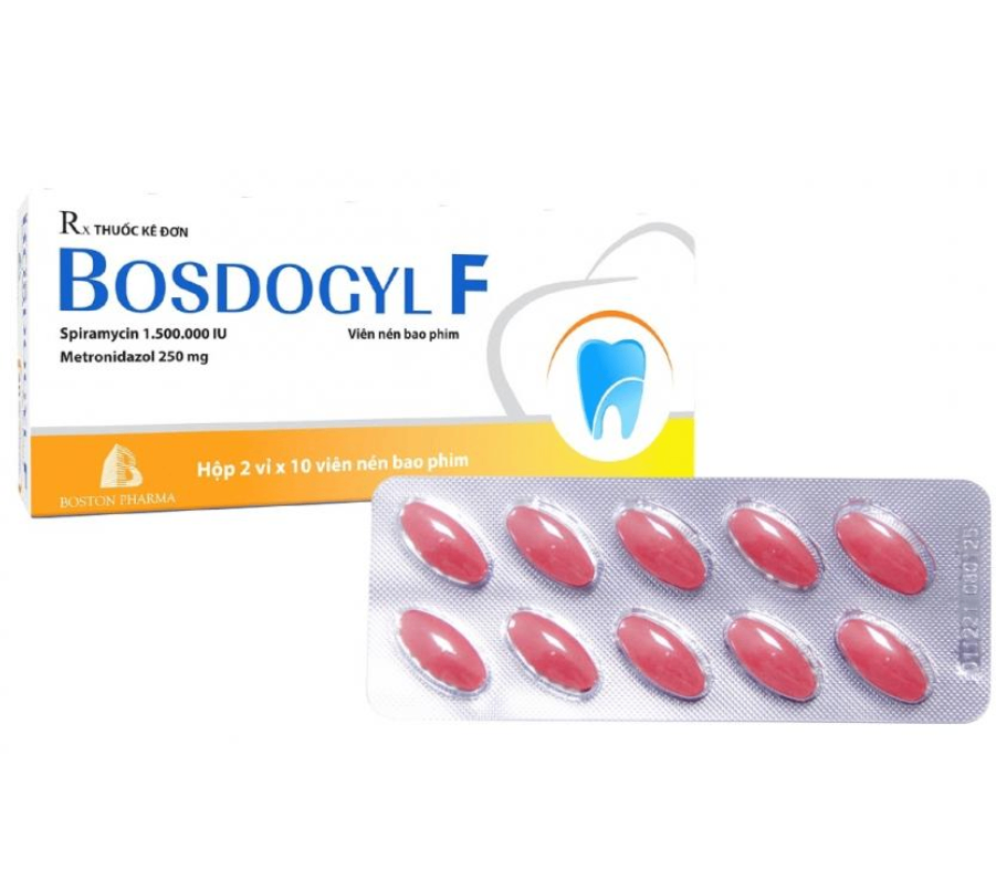 Bosdogyl F giúp điều trị hiệu quả các nhiễm khuẩn răng miệng