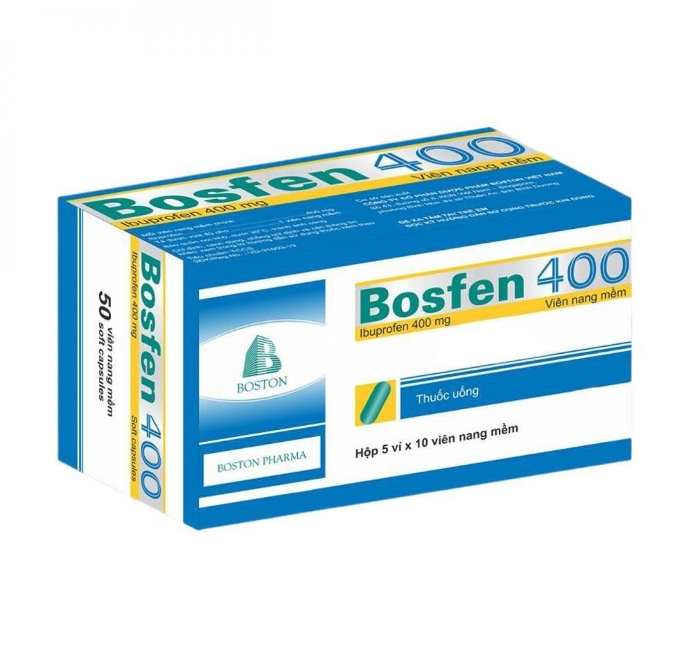 Bosfen 400 giúp giảm đau và kháng viêm hiệu quả