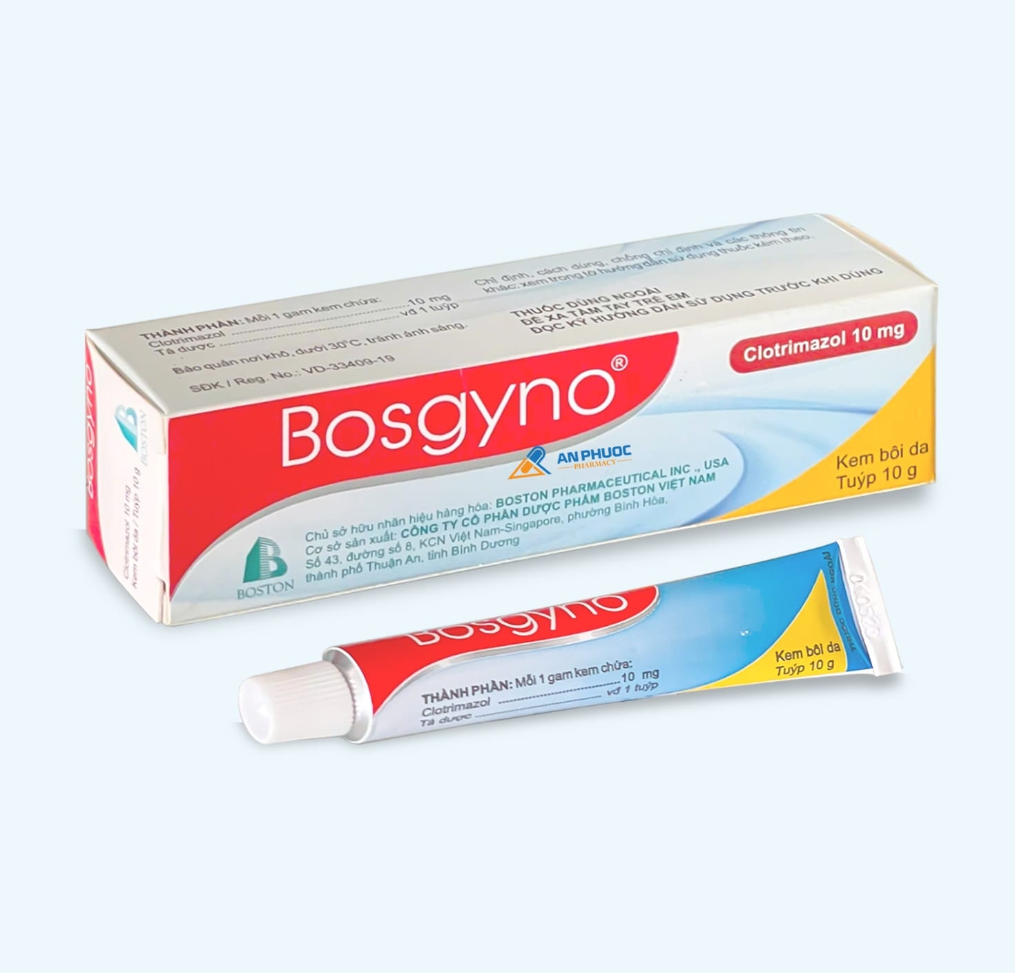Bosgyno Cream giúp điều trị hiệu quả các bệnh nấm ngoài da