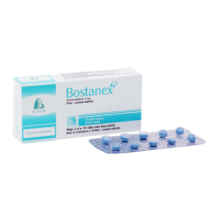 Bostanex giúp giảm nhanh và hiệu quả các triệu chứng dị ứng