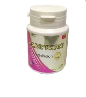 Cadipredni 5mg Usp (C/500v) – Prednisolone chống viêm, giảm dị ứng & ức chế miễn dịch