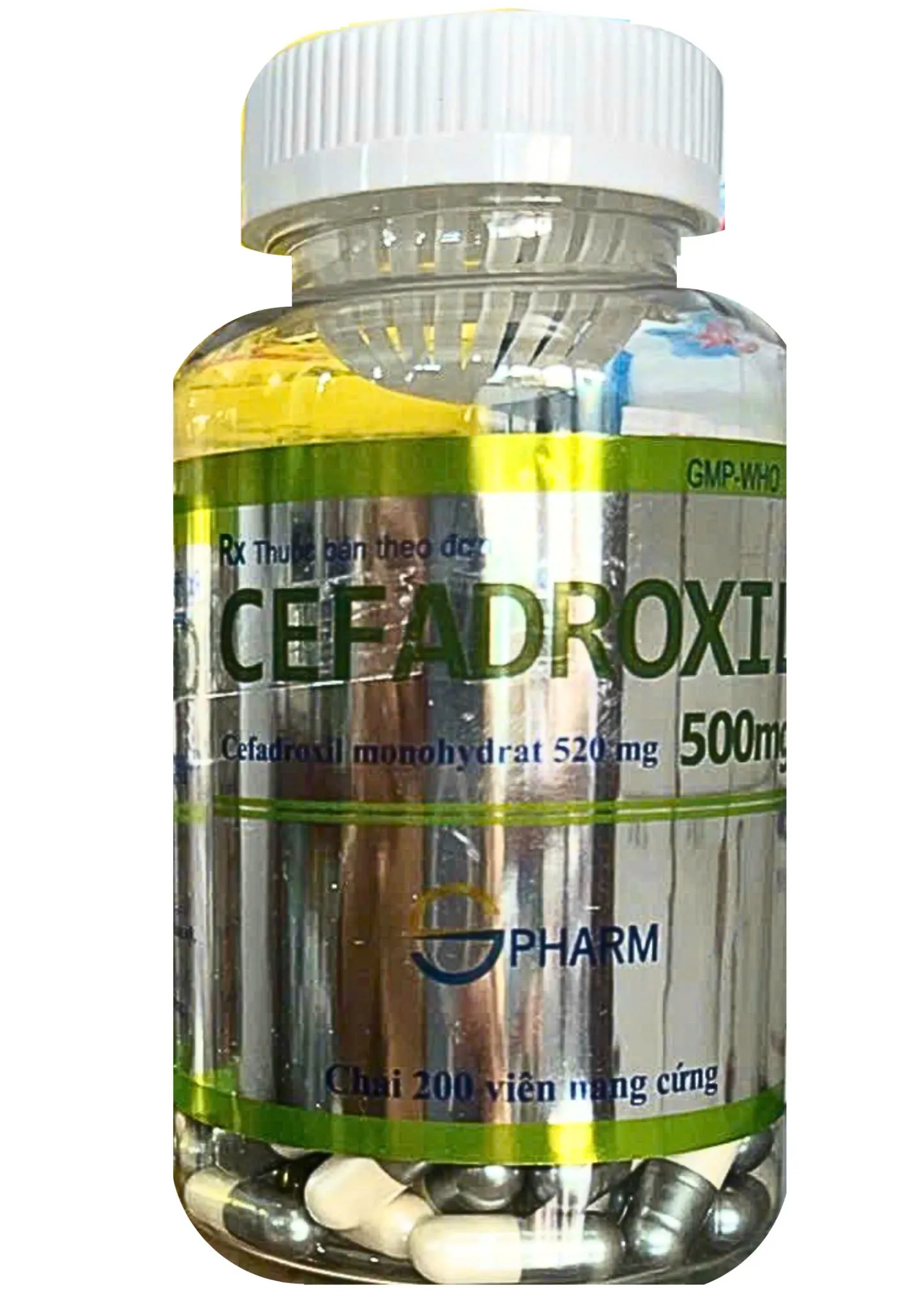 Cefadroxil 500 mg Sóc Trăng (Hộp Chai 200 viên nang) – Cephalosporin thế hệ 1, điều trị nhiễm khuẩn đường tiết niệu, hô hấp hiệu quả