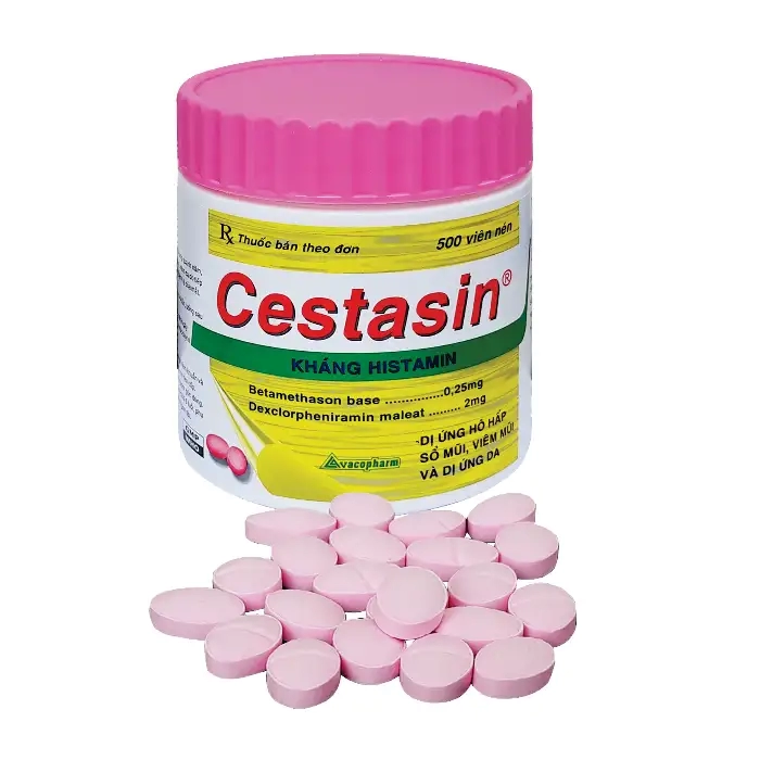 Cestasin Vacopharm 500 viên - chống viêm, chống dị ứng