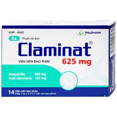 Claminat 625mg imexpharm (h/14v)