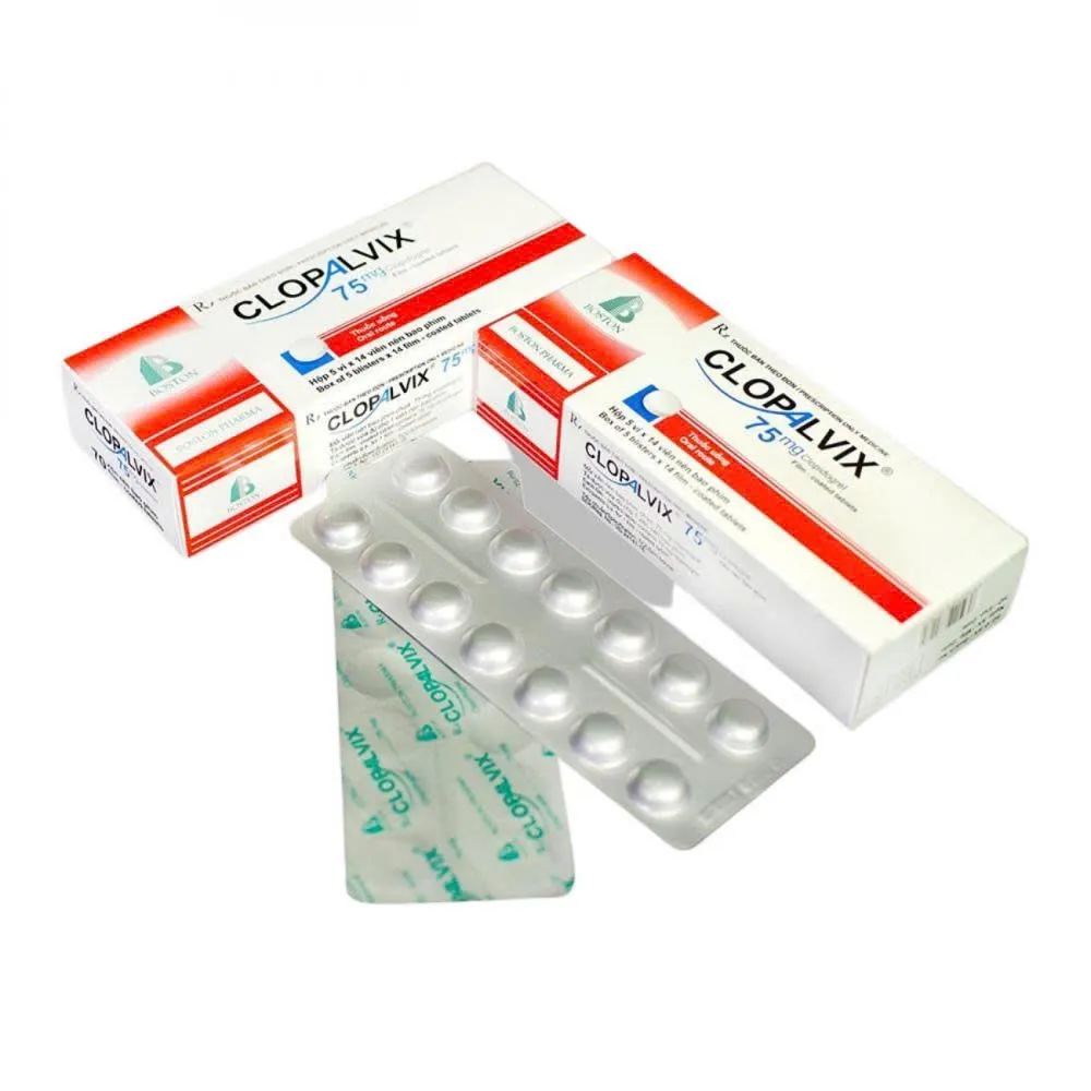 Clopalvix 75mg Boston (H/70v) – Thuốc chống kết tập tiểu cầu, dự phòng đột quỵ, nhồi máu cơ tim