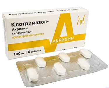 Clotrimazole-Akrikhin Viên Đặt Phu Khoa Của Nga