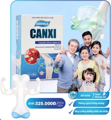 Codoca Canxi giúp phòng ngừa loãng xương