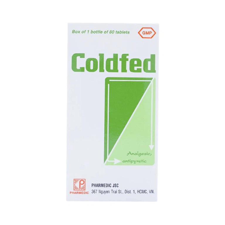 Coldfed Pharmedic (C/80v) – Giảm cảm, sốt, nhức đầu & sổ mũi hiệu quả