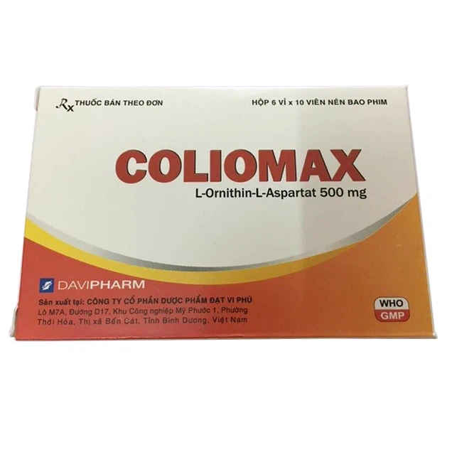 Coliomax 500mg Davi (H/60v) – Giải pháp hỗ trợ giải độc gan hiệu quả
