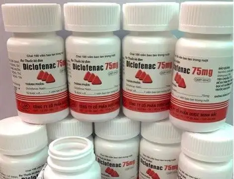 Diclofenac 75mg Minh Hải (C/100v)