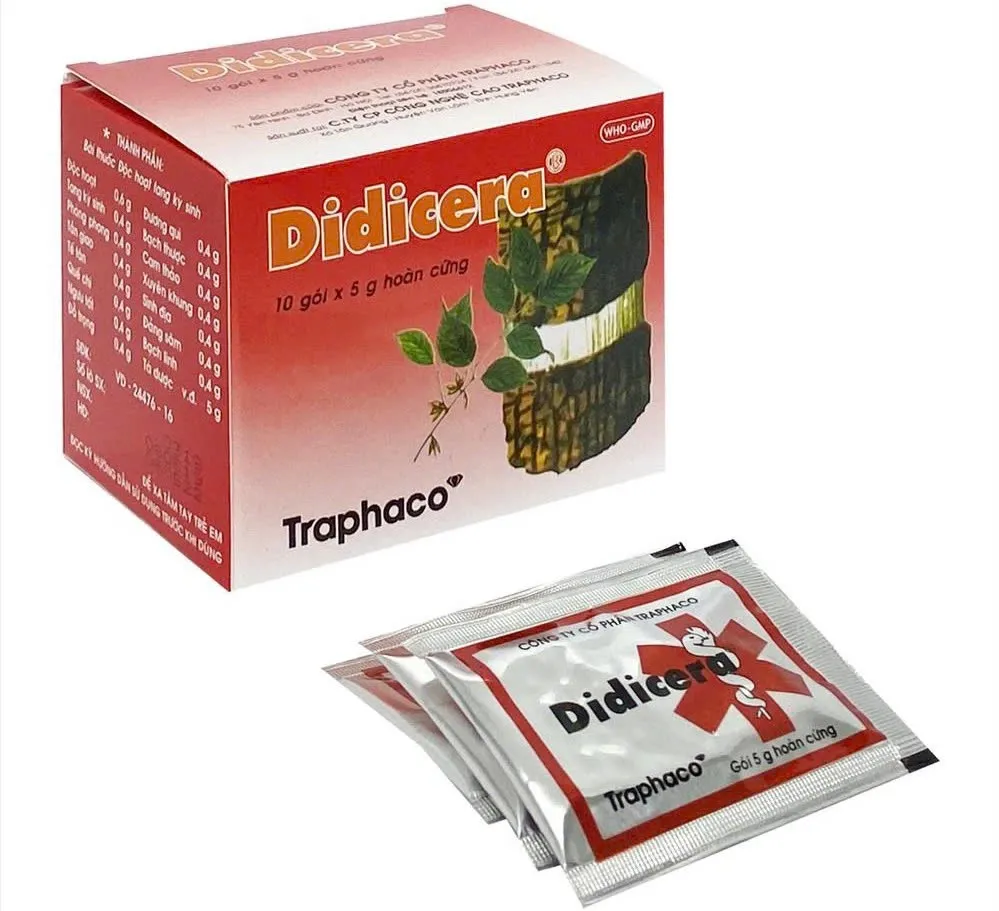 Didicera TPC (H/10g) – Thuốc dược liệu hỗ trợ điều trị đau nhức xương khớp