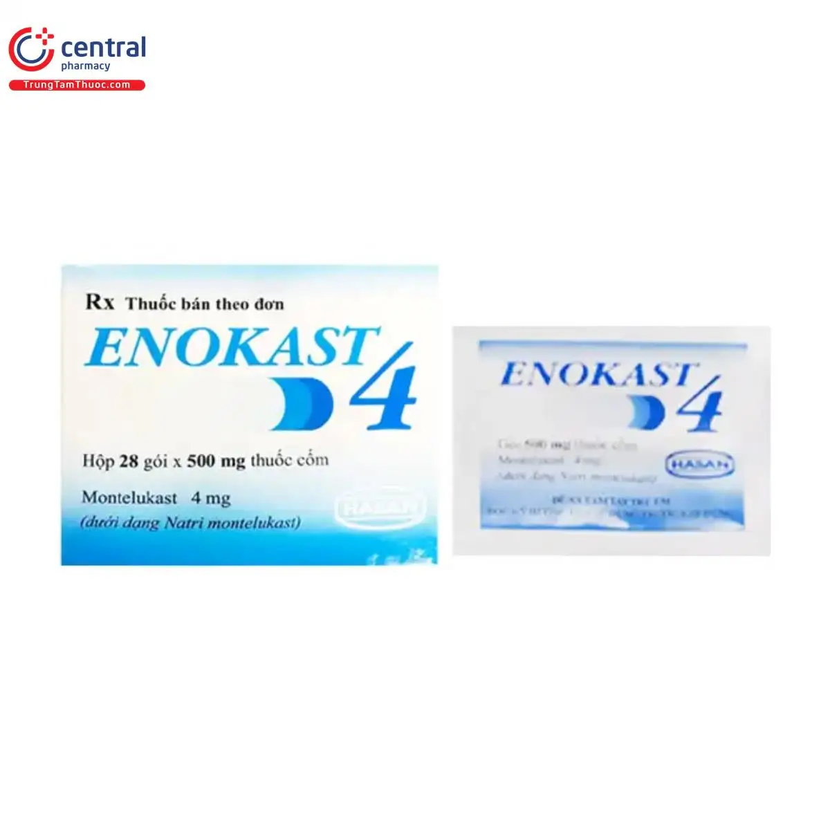 Enokast 4 điều trị các triệu chứng của viêm mũi dị ứng, hen phế quản