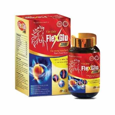 Giảm Viêm khớp FlexGlu 2000 Mekong (C/50V)