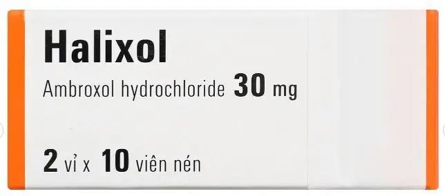 Halixol 30mg điều trị tắc nghẽn đường hô hấp, hòa tan dịch nhầy (2 vỉ x 10 viên)