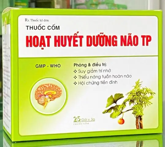 Hoạt huyết dưỡng não TP điều trị đau đầu chóng mặt mất ngủ