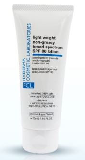 Kem Chống Nắng Phổ Rộng, Chống Bụi Mịn PM 2.5 FCL Light Weight Non-Greasy Broad Spectrum SPF 80 Lotion 50ml